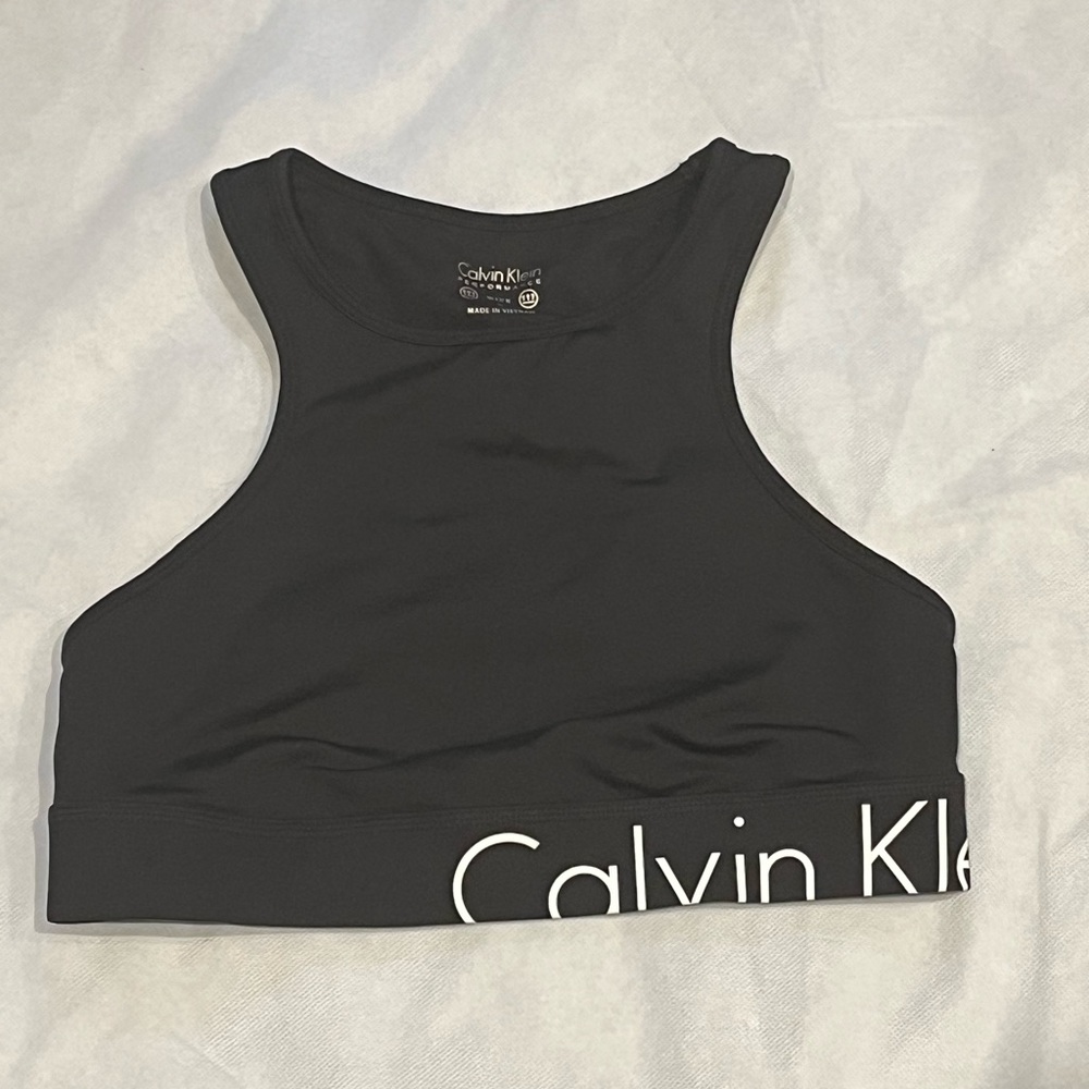Women’s CALVIN KLEIN PERFORMANCE Black Sports Bra sz S